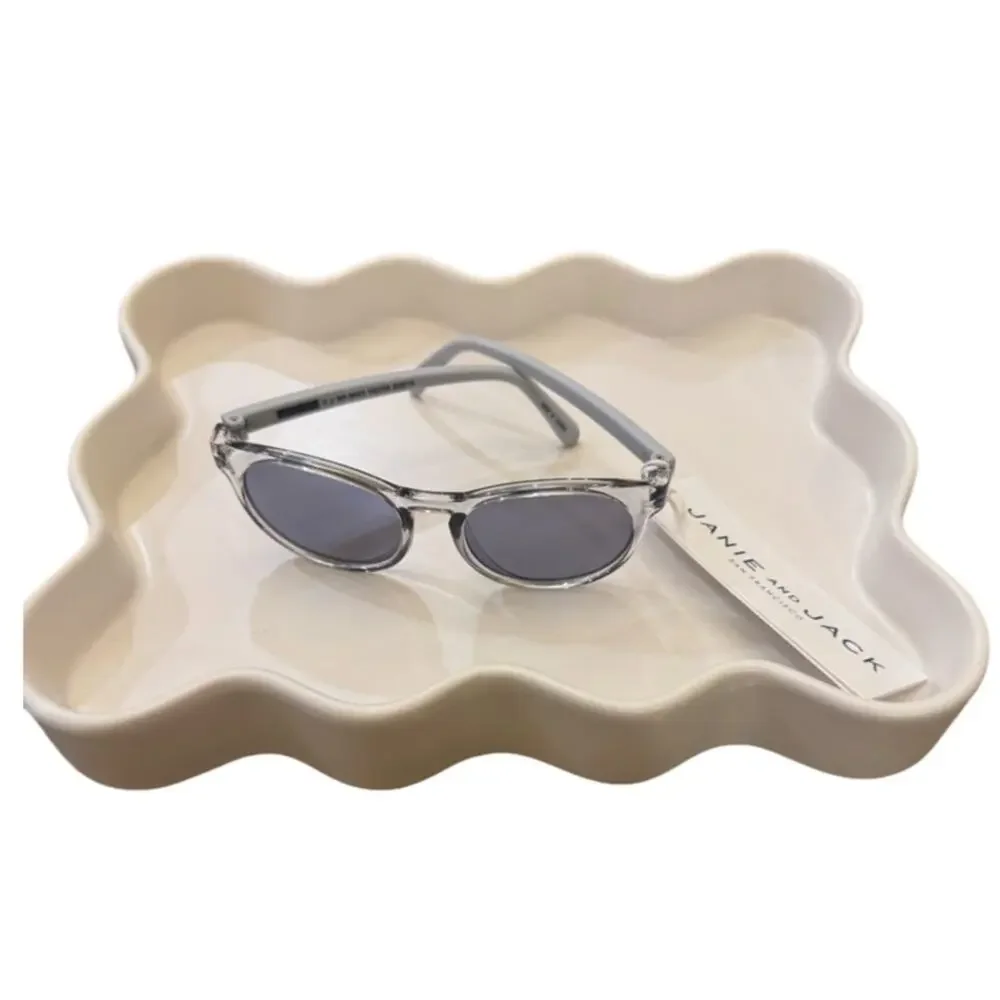 Janie And Jack Classic Clear Frame Tinted Sunglasses 0-2Y
